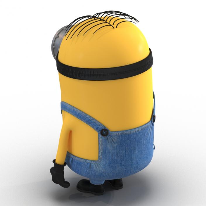 3D Short One Eyed Minion Pose 2 model