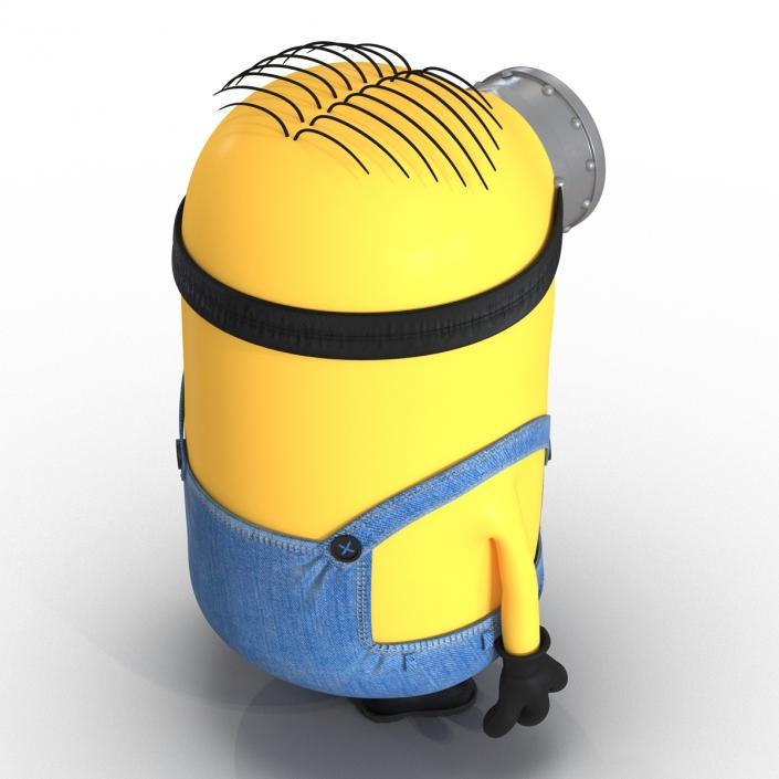 3D Short One Eyed Minion Pose 3 model