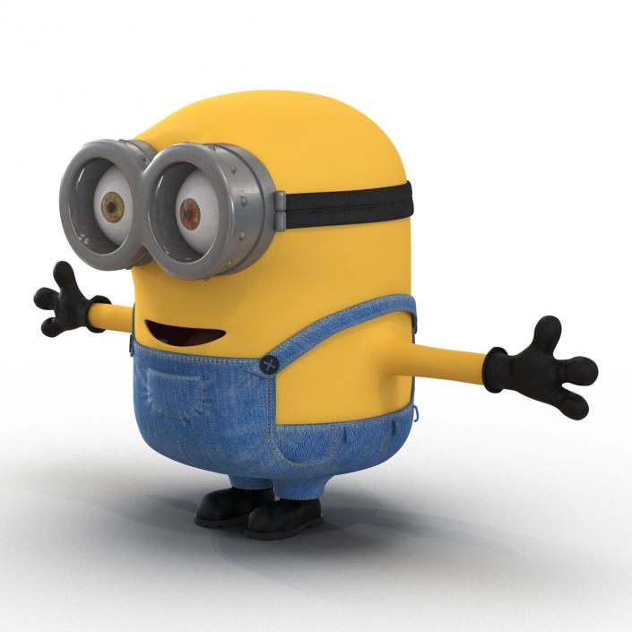 3D Short Two Eyed Minion