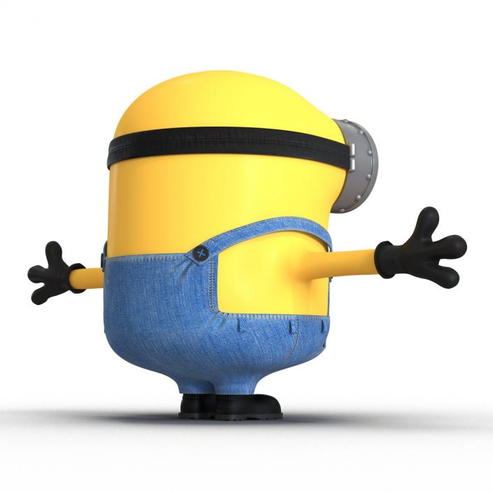 3D Short Two Eyed Minion