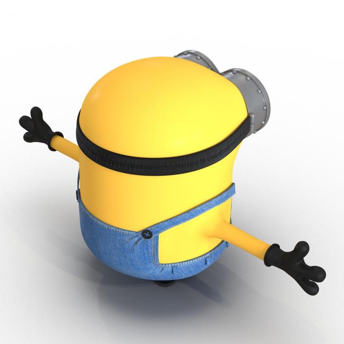 3D Short Two Eyed Minion