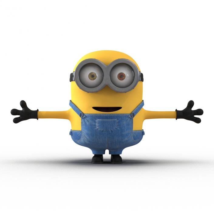 3D Short Two Eyed Minion