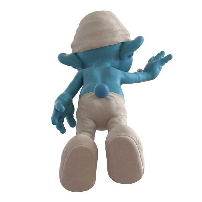 3D Smurf Pose 2 with Fur