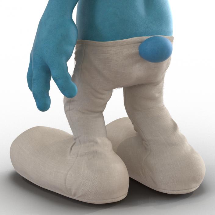 3D Smurf Pose 2 with Fur