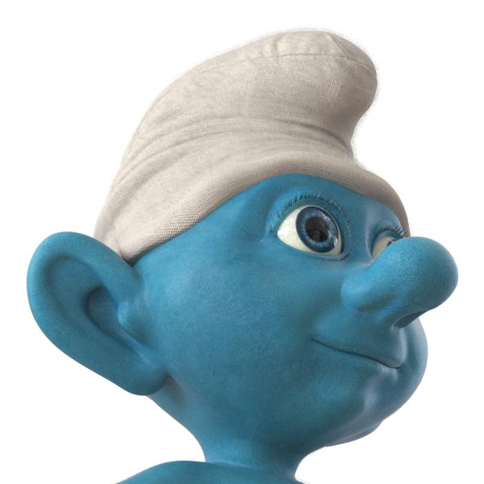 Smurf with Fur 3D model