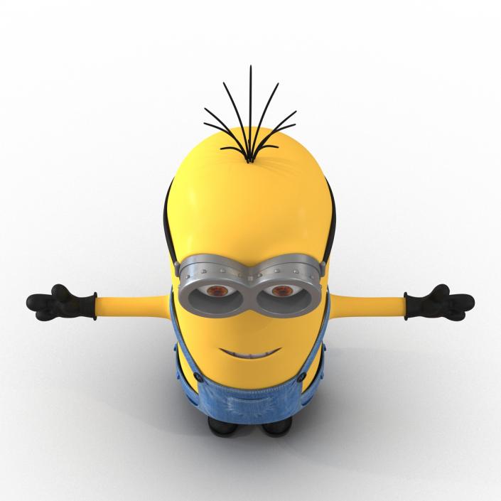 3D model Tall Two Eyed Minion