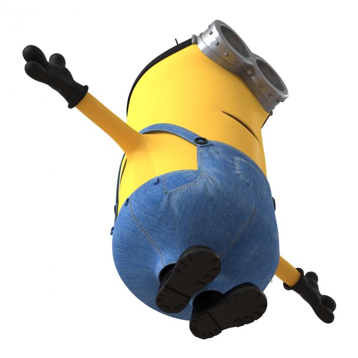 3D model Tall Two Eyed Minion