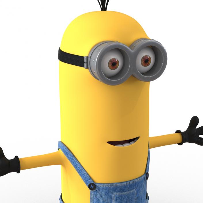 3D model Tall Two Eyed Minion