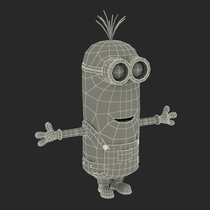 3D model Tall Two Eyed Minion