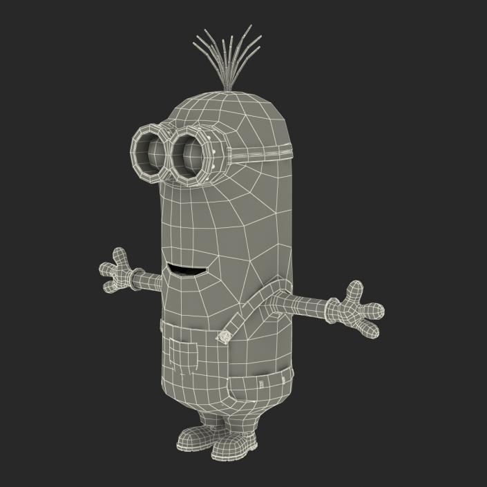 3D model Tall Two Eyed Minion