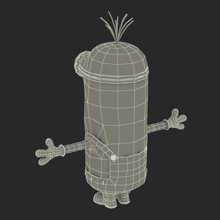 3D model Tall Two Eyed Minion