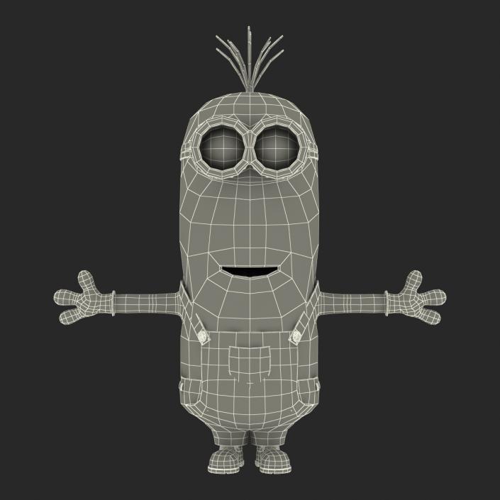 3D model Tall Two Eyed Minion