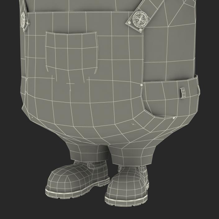 3D model Tall Two Eyed Minion