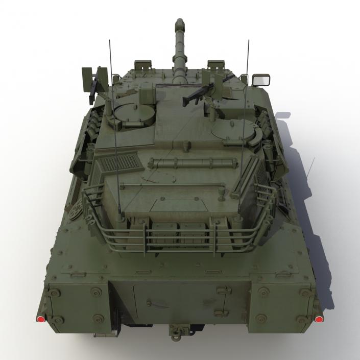 3D Wheeled Tank Destroyer B1 Centauro Rigged