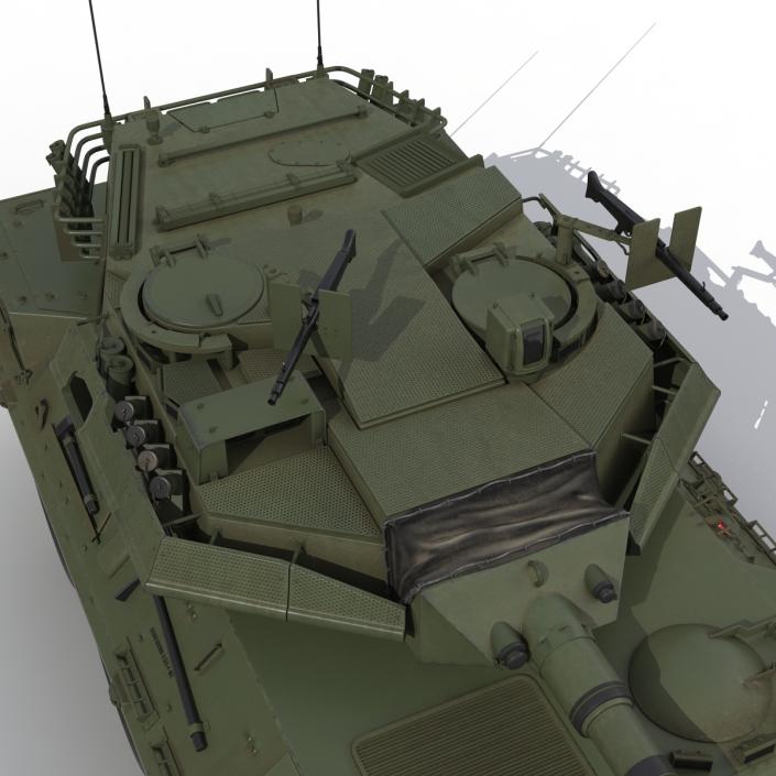 3D Wheeled Tank Destroyer B1 Centauro Rigged