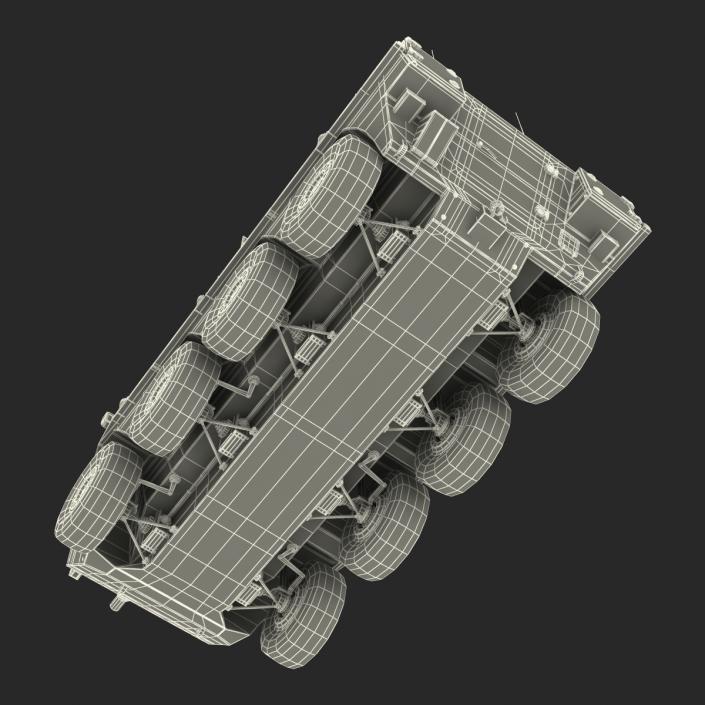 3D Wheeled Tank Destroyer B1 Centauro Rigged