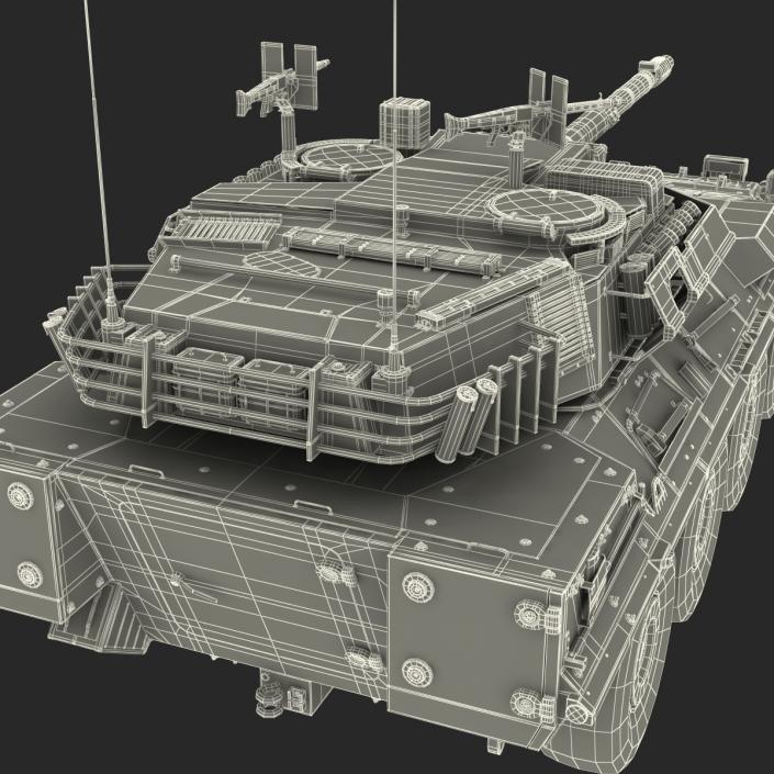 3D Wheeled Tank Destroyer B1 Centauro Rigged