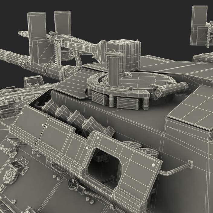 3D Wheeled Tank Destroyer B1 Centauro Rigged