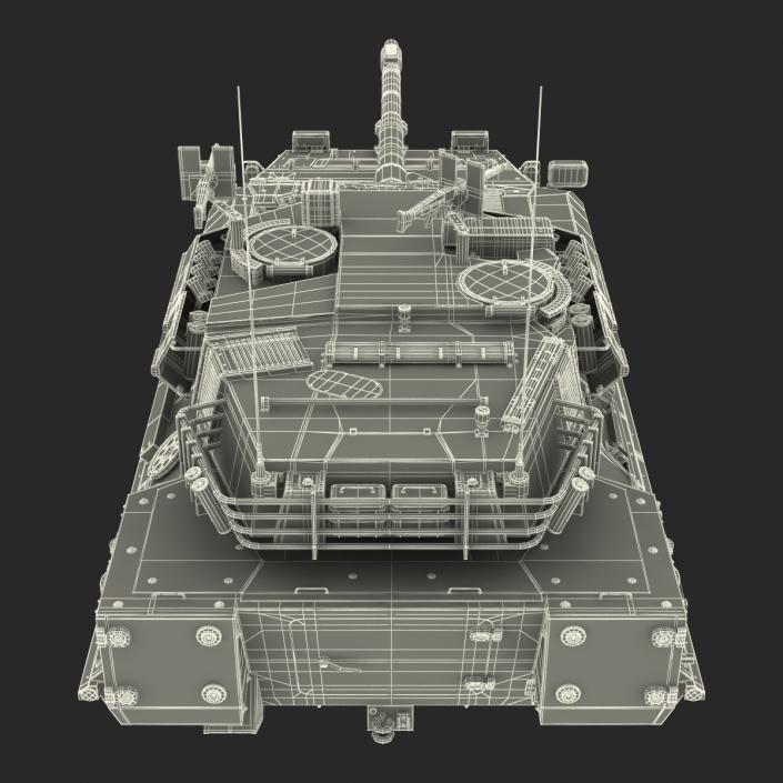 Wheeled Tank Destroyer B1 Centauro Rigged White 3D