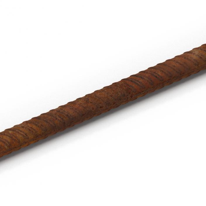 Sreel Rusty Rebar 3 3D model