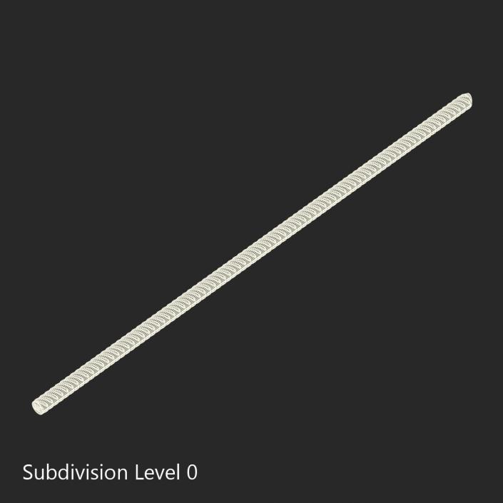 Sreel Rusty Rebar 3 3D model