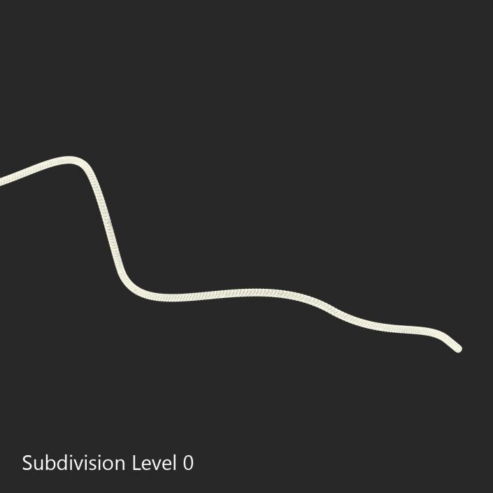 Steel Rusty Rebar 5 3D model