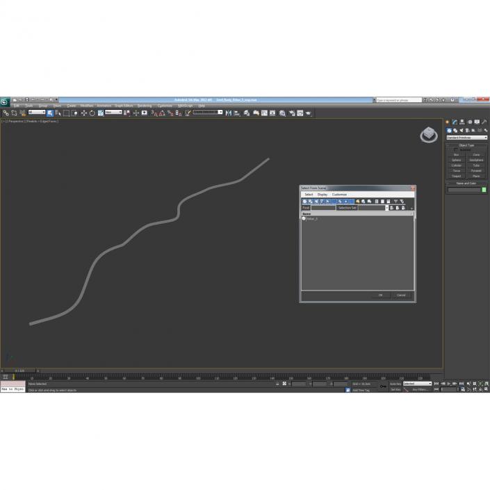 Steel Rusty Rebar 5 3D model