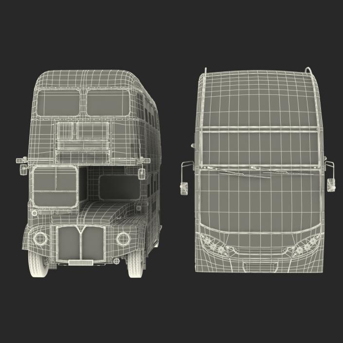 London Buses Simple Interior Collection 3D model