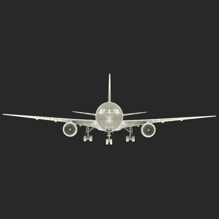 3D model Boeing 767-200 Alitalia Rigged