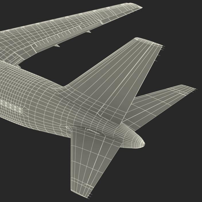 3D model Boeing 767-200 Alitalia Rigged