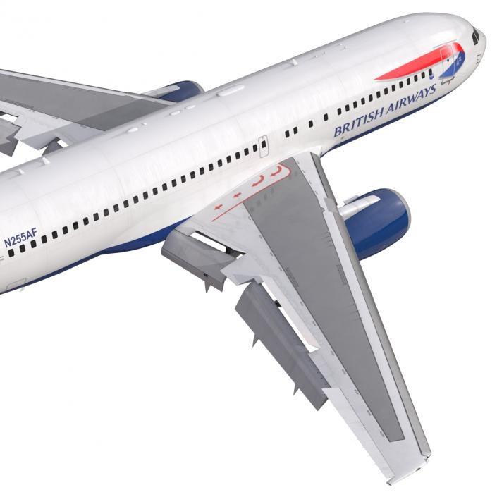 Boeing 767-200 British Airways Rigged 3D