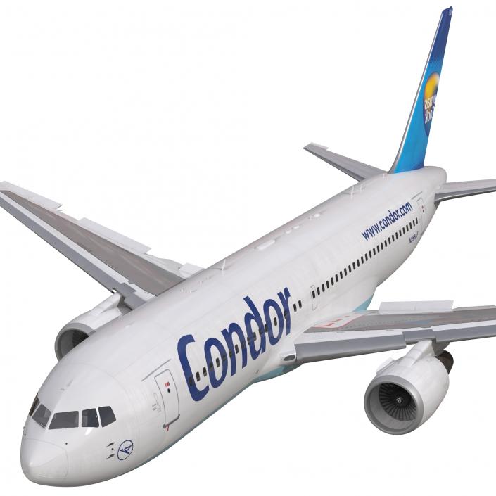 Boeing 767-200 Condor Flugdienst Rigged 3D model