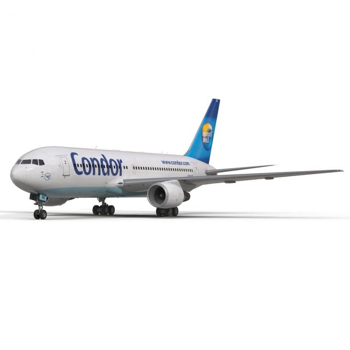 Boeing 767-200 Condor Flugdienst Rigged 3D model