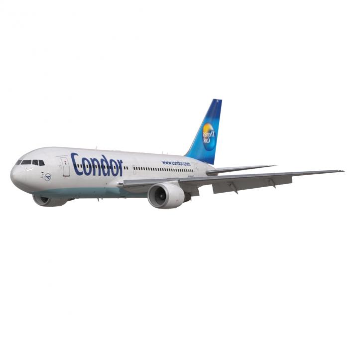 Boeing 767-200 Condor Flugdienst Rigged 3D model