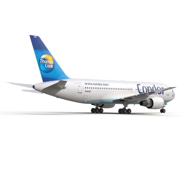 Boeing 767-200 Condor Flugdienst Rigged 3D model