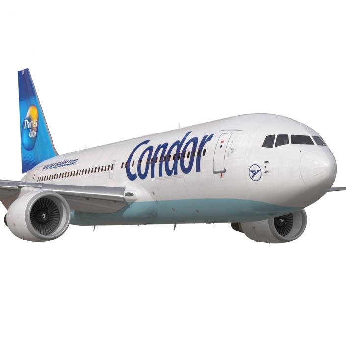 Boeing 767-200 Condor Flugdienst Rigged 3D model