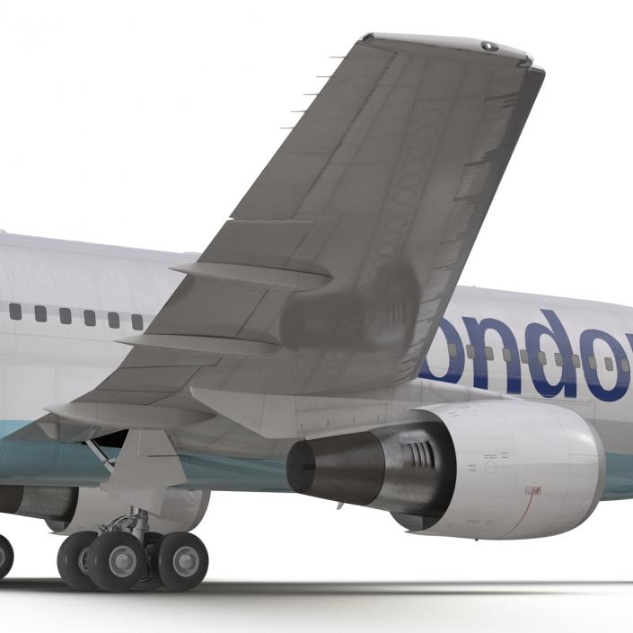 Boeing 767-200 Condor Flugdienst Rigged 3D model