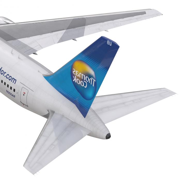 Boeing 767-200 Condor Flugdienst Rigged 3D model