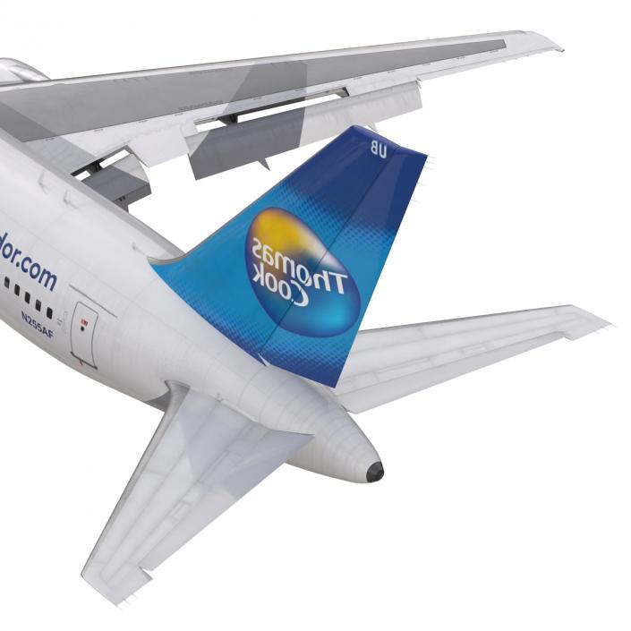 Boeing 767-200 Condor Flugdienst Rigged 3D model