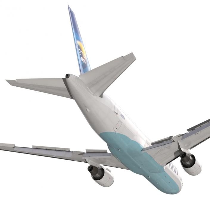 Boeing 767-200 Condor Flugdienst Rigged 3D model