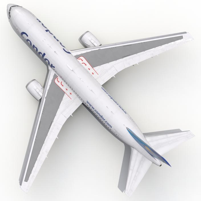 Boeing 767-200 Condor Flugdienst Rigged 3D model