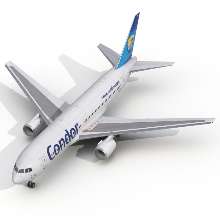 Boeing 767-200 Condor Flugdienst Rigged 3D model