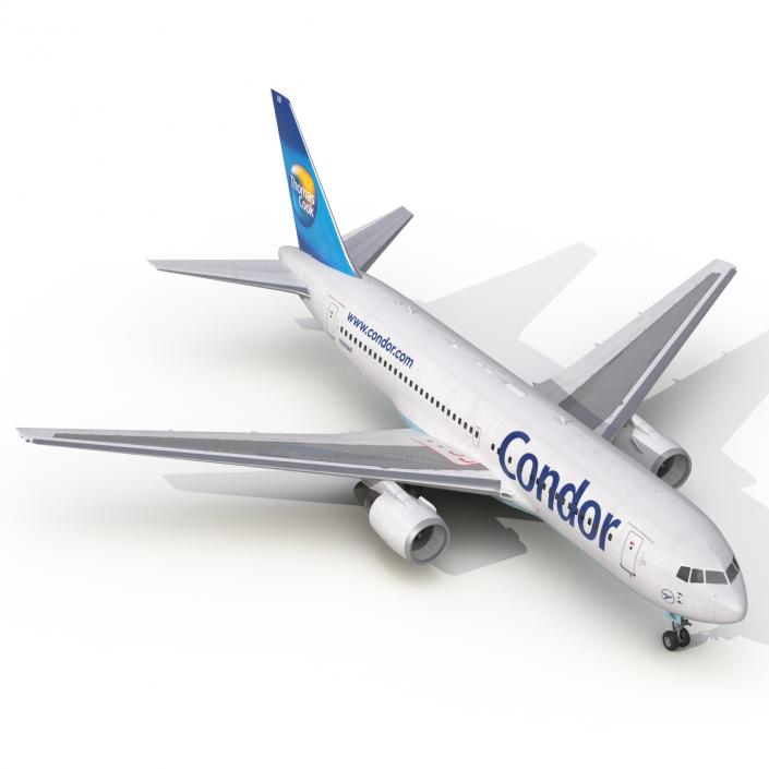 Boeing 767-200 Condor Flugdienst Rigged 3D model