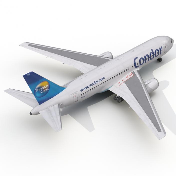 Boeing 767-200 Condor Flugdienst Rigged 3D model