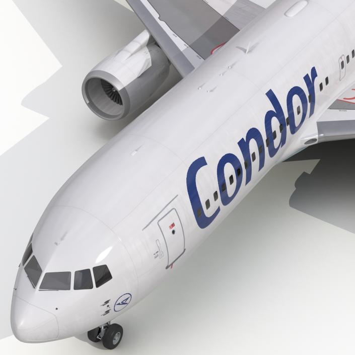 Boeing 767-200 Condor Flugdienst Rigged 3D model