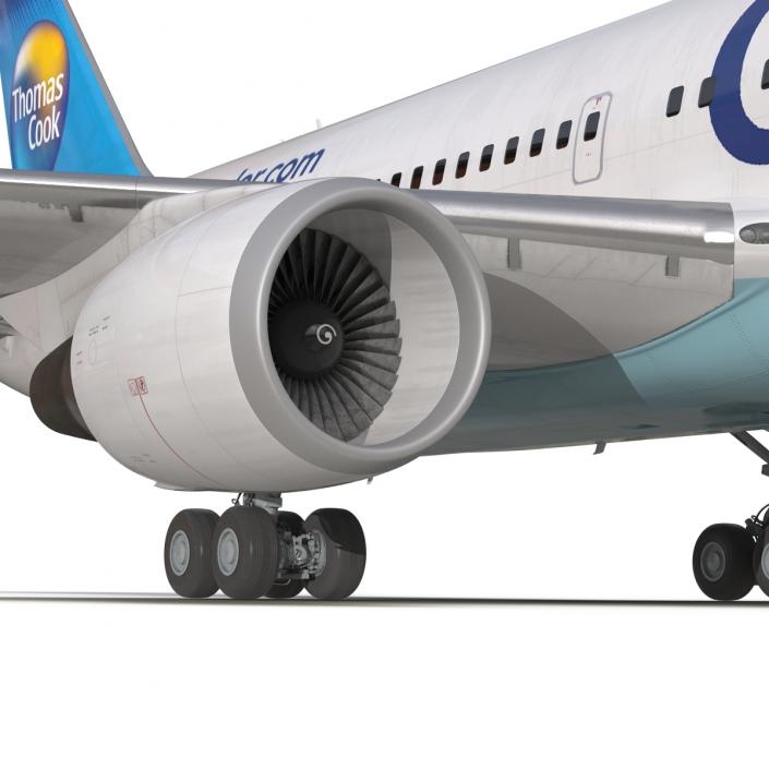 Boeing 767-200 Condor Flugdienst Rigged 3D model