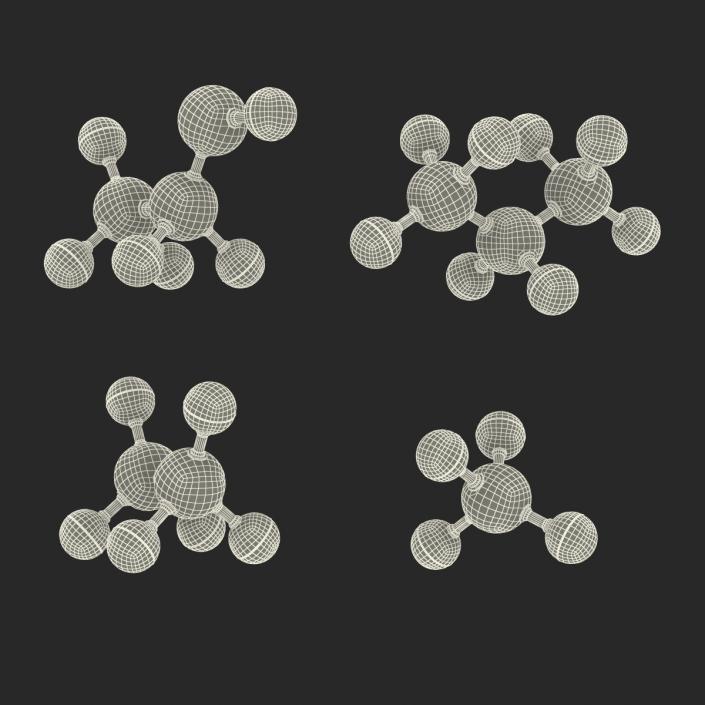 3D model Molecules Collection