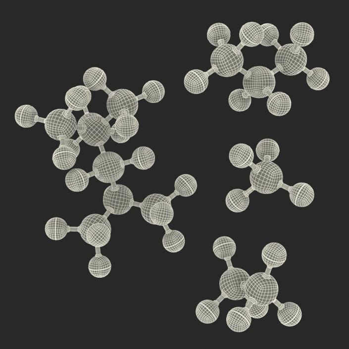 3D model Molecules Collection