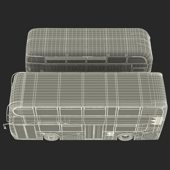 3D London Bus and Taxi Vehicle Set 2 model