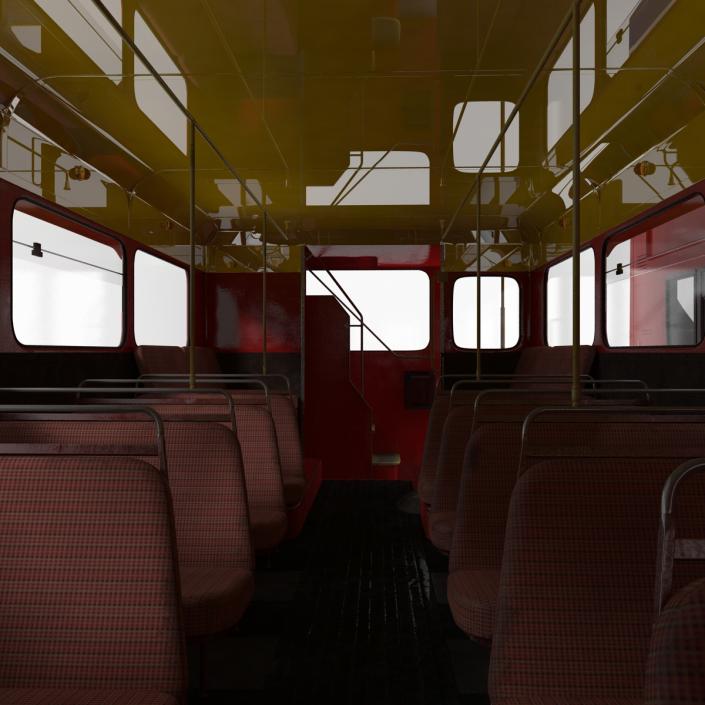 3D model London Bus and Taxi Rigged Vehicle Set 2